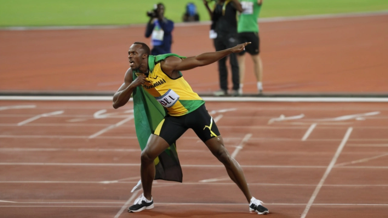 Usain Bolt's Historic Double Gold in 100-Meter Sprint at London Olympics